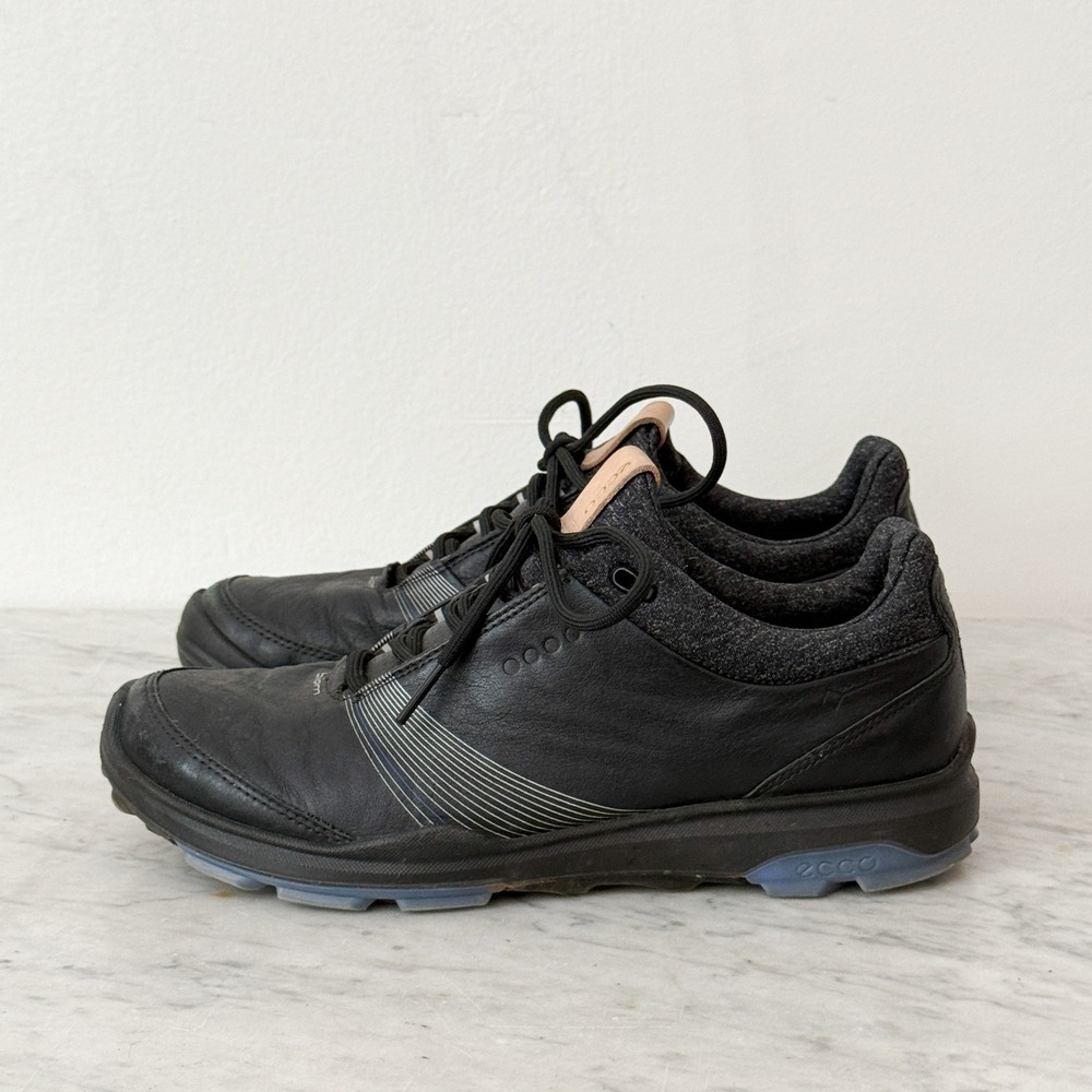 ECCO Biom Hybrid 3 Golf Shoes Gore-Tex Waterproof 37 Black Spikeless Leather